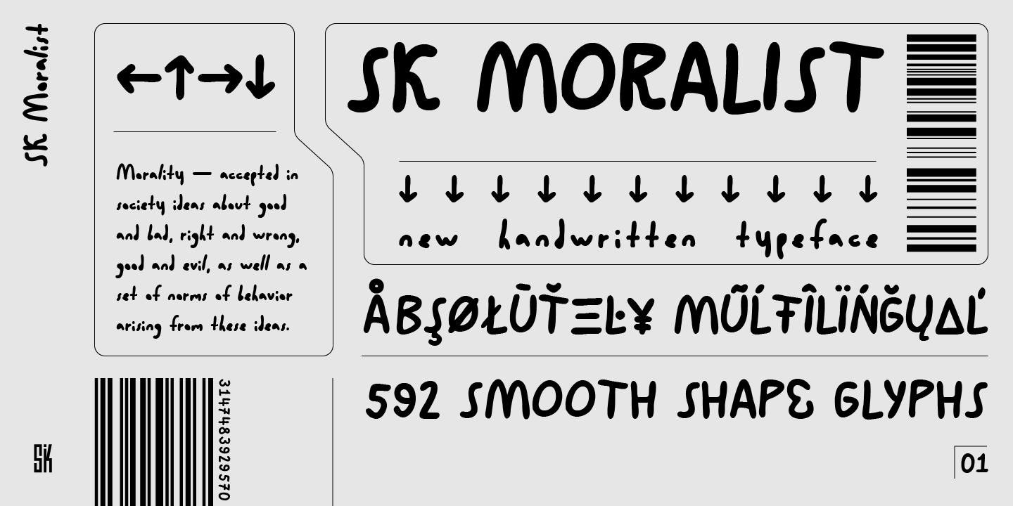 Font SK Moralist